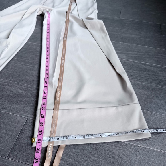 NWT MESHKI Katarina Wide Leg Suiting Pants Sand Size M High Rise Pleated - Picture 16 of 16